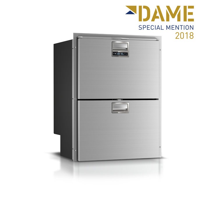 DRW180A beépíthető kombinált fiókos hűtőszekrény